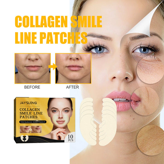 Jaysuing Collagen Smile Line Patch Smooth Wrinkles and Tighten Skin