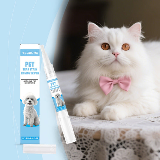 Yegbong Pet Tear Stain Care Pen Gentle Eye Cleaner for Dogs and Cats