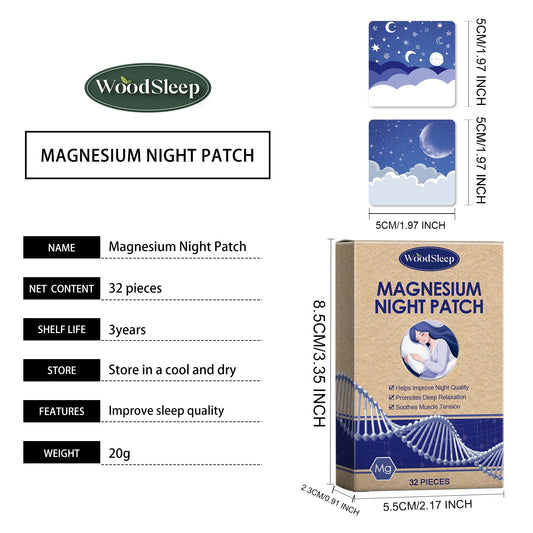 WoodSleep Herbal Sleep Patch Nighttime Care Relax Body and Promote Restful Sleep