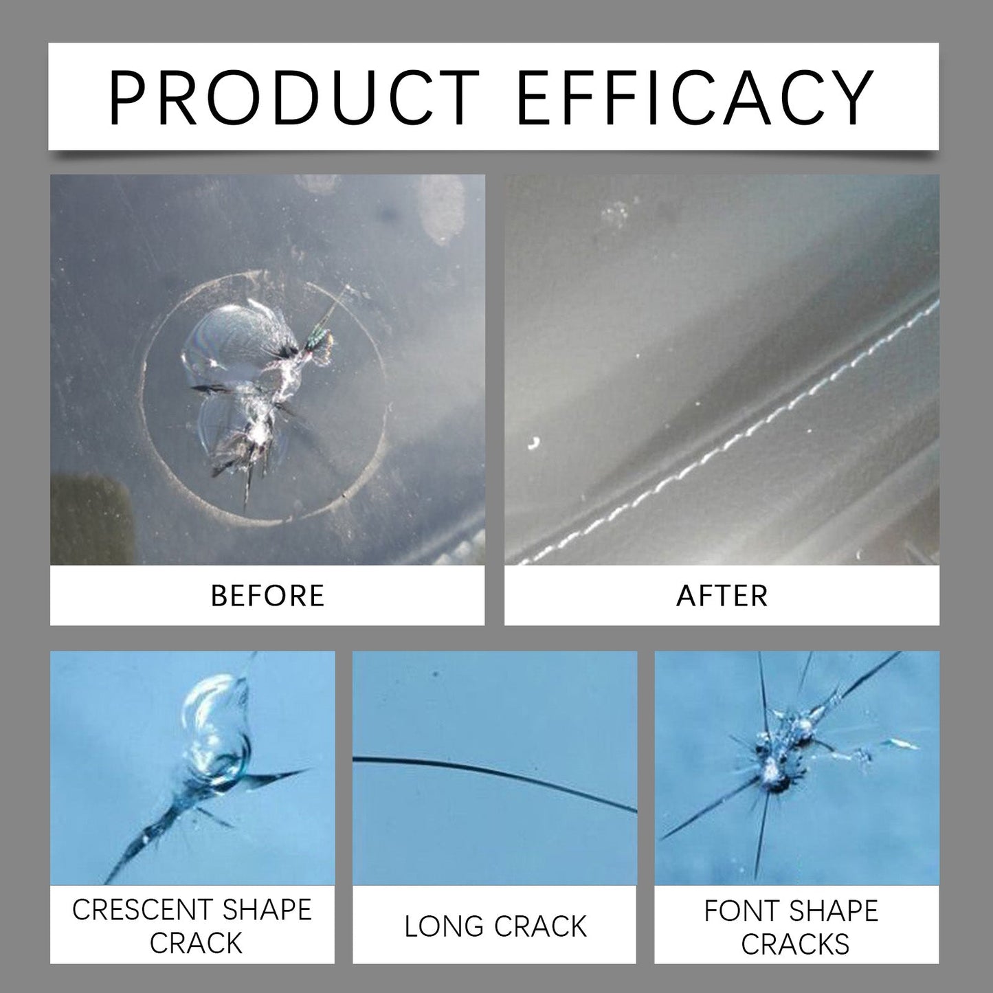 Rayhong Automotive Glass Repair Resin Effective Crack and Scratch Restoration