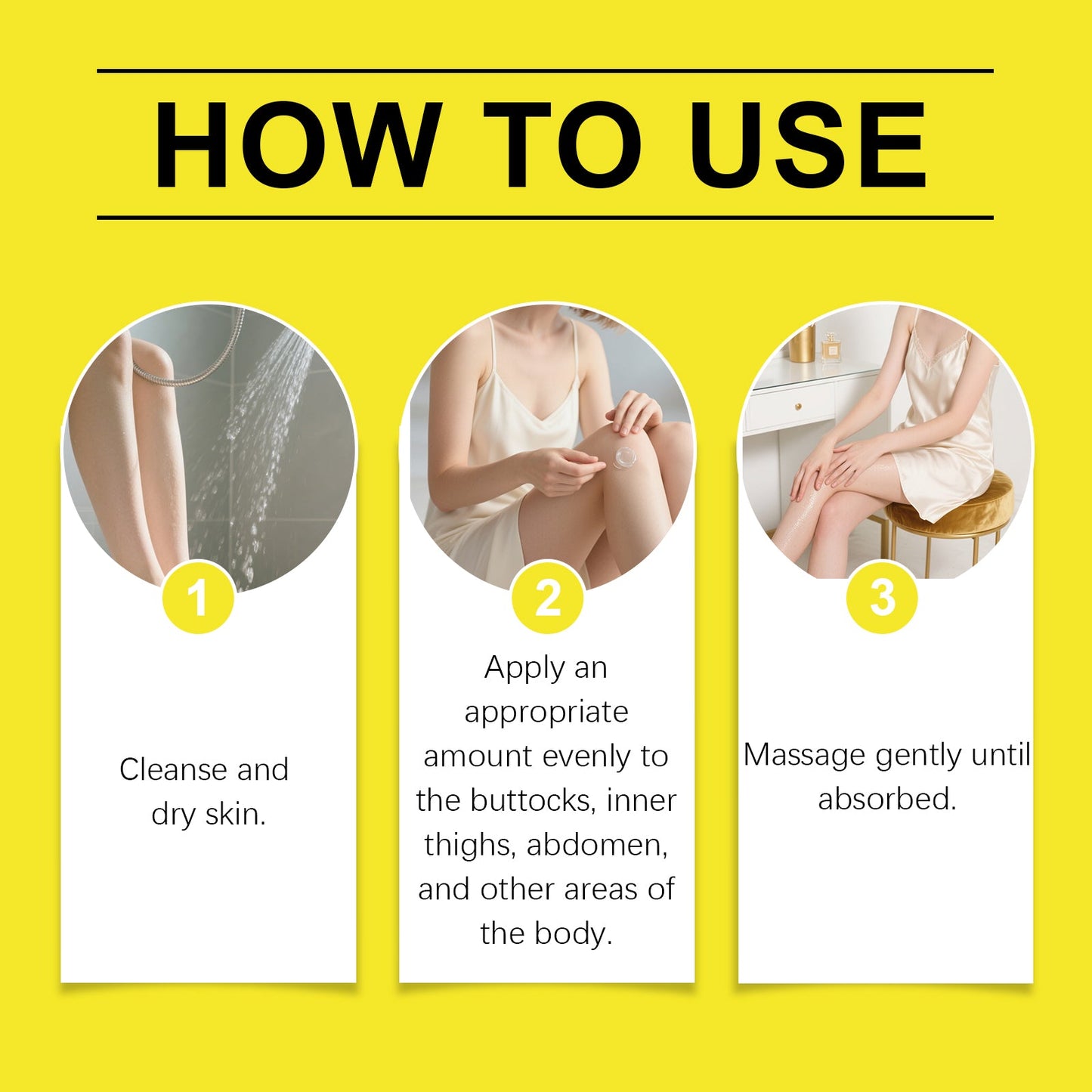 OceAura Buttock Care Cream Moisturize Firm and Smooth Skin for a Soft Plump Look