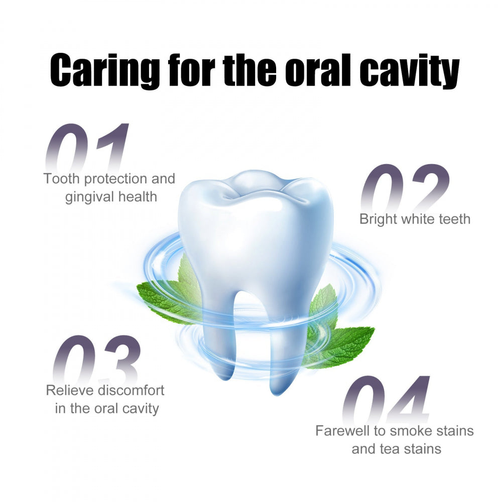 Dentifrice blanchissant Jaysuing V34, essence violette, nettoie les dents, élimine la plaque dentaire et les taches