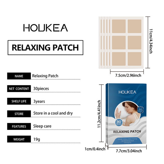 Houkea Herbal Sleep Patch Relaxing Nighttime Care with Lavender Essential Oil