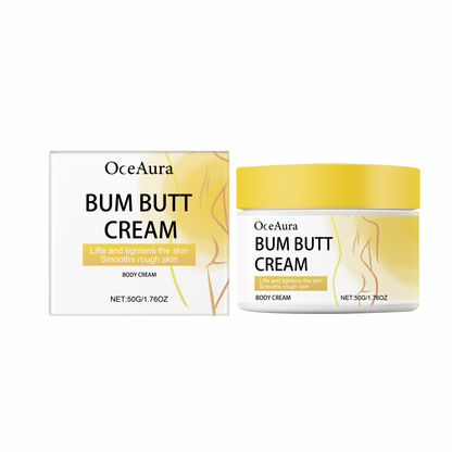 OceAura Buttock Care Cream Moisturize Firm and Smooth Skin for a Soft Plump Look