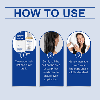 Hoegoa Hydrating Hair Roll On Essence Nourish and Protect Hair Smooth Shiny and Healthy