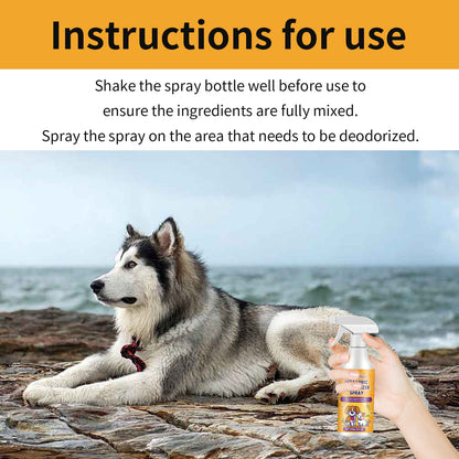 Yegbong Pet Deodorizing Spray Remove Odors and Freshen Indoor Air with Long Lasting Scent