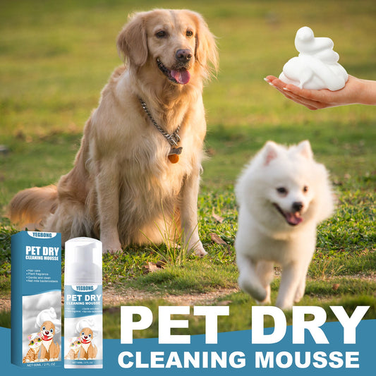 Yegbong Pet Foam Shampoo Mousse Deodorize and Condition Fur without Rinsing