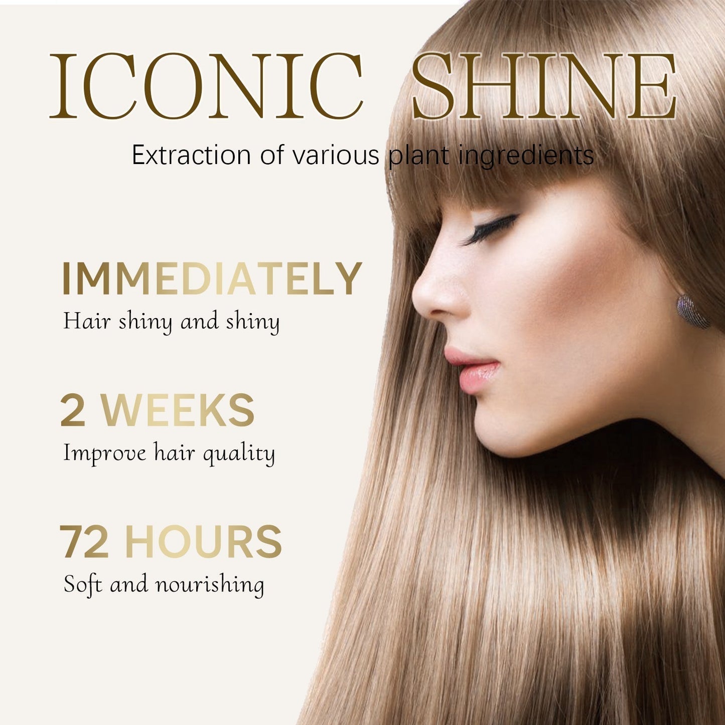 EELHOE Keratin Hair Treatment Spray Nourish Strengthen and Smooth Damaged Hair