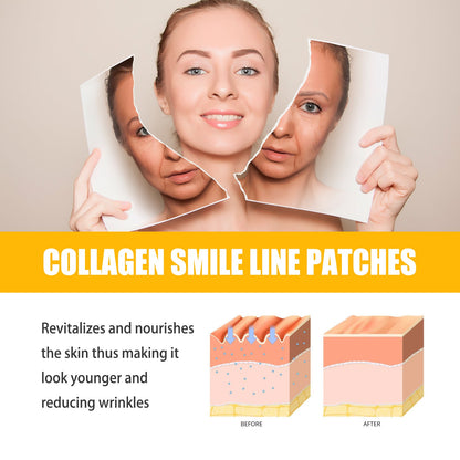 Jaysuing Collagen Smile Line Patch Smooth Wrinkles and Tighten Skin