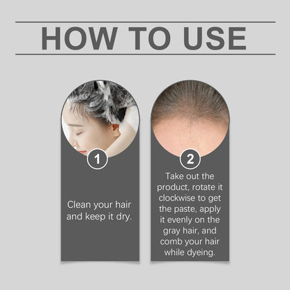 Hoegoa Hair Color Touch Up Stick Instant Color Enhancement for Natural Looking Hair