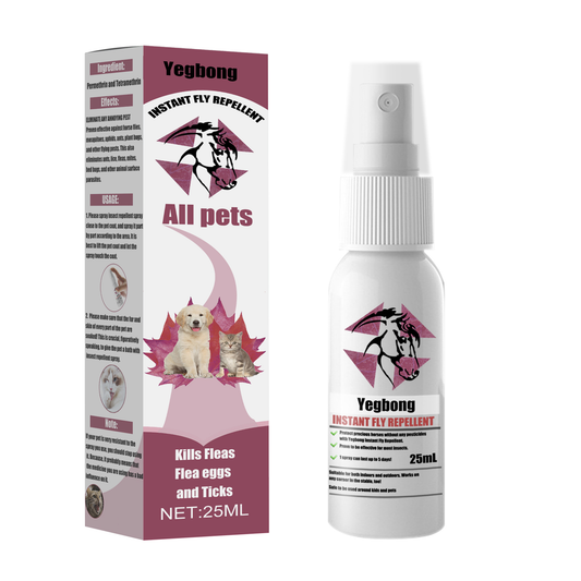 Yegbong Pet Insect Repellent Spray Effective Flea Tick and Mite Control for Dogs and Cats