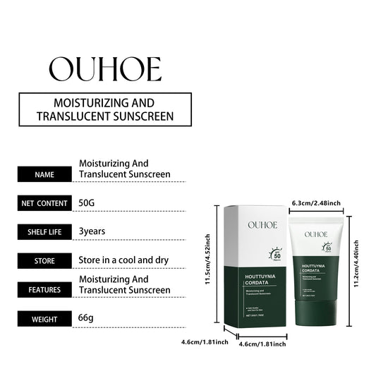 OUHOE Dual Action Hydration Cream Lightweight Protection for Smooth Supple Skin