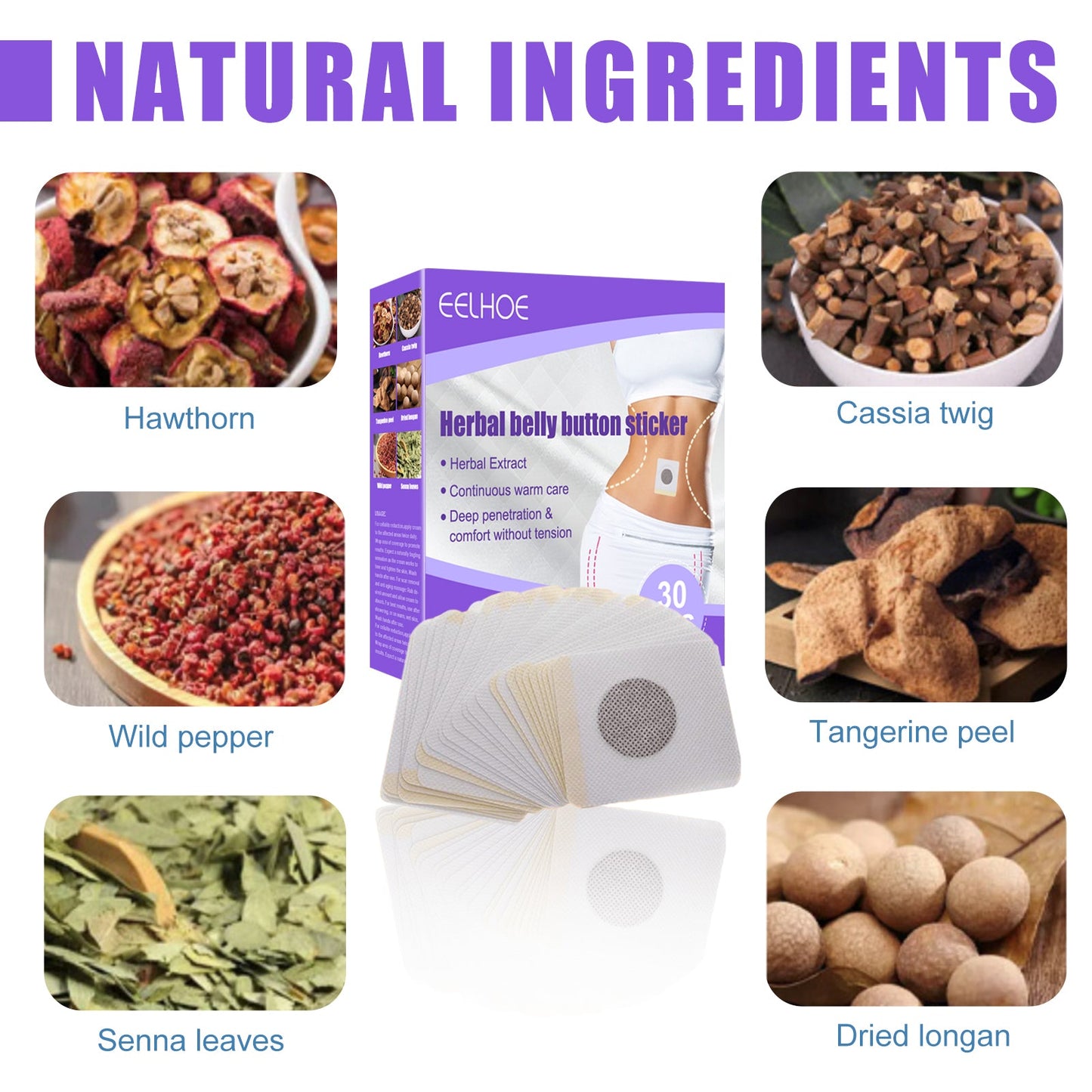 EELHOE Slimming Body Patch Lazy Shaping Care for Waist Arms and Thighs