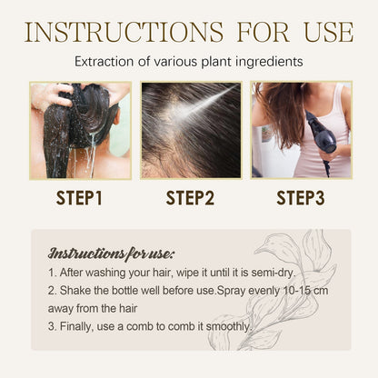 EELHOE Keratin Hair Treatment Spray Nourish Strengthen and Smooth Damaged Hair