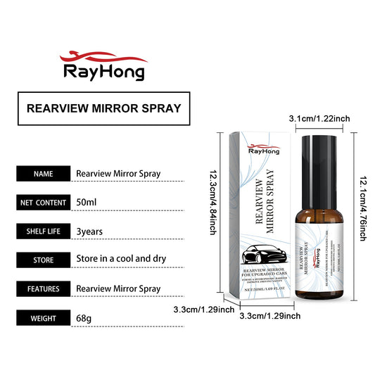 Rayhong Automotive Rain Repellent Spray Remove Stains and Enhance Windshield Clarity