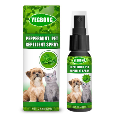 Yegbong Mint Pet Mite Spray Remove Fleas Mites and Fungal Growth for Dogs and Cats