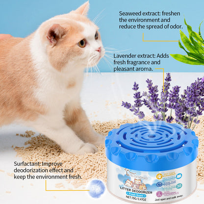Yegbong Cat Litter Fresh Gel Eliminate Urine and Feces Odors