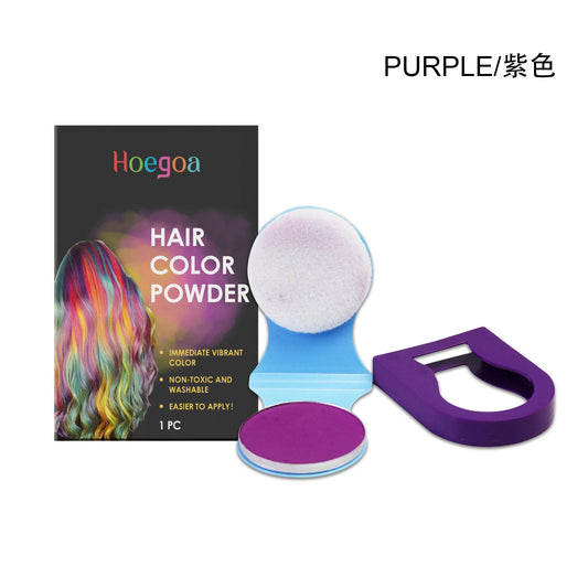 Hoegoa Purple Hair Styling Powder Natural Coverage and Convenient Color Refresh