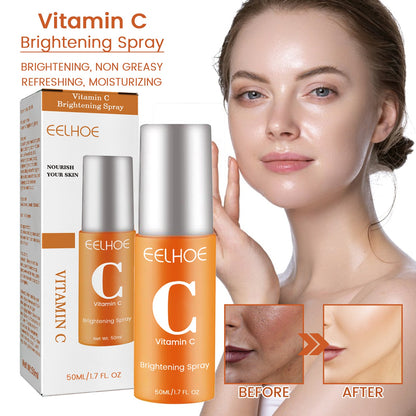 EELHOE Vitamin C Hydrating Facial Mist Moisturize Skin Brighten and Fade Blemishes