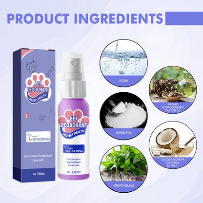 Yegbong Pet Oral Spray Remove Bad Breath and Odor for Healthy Mouth