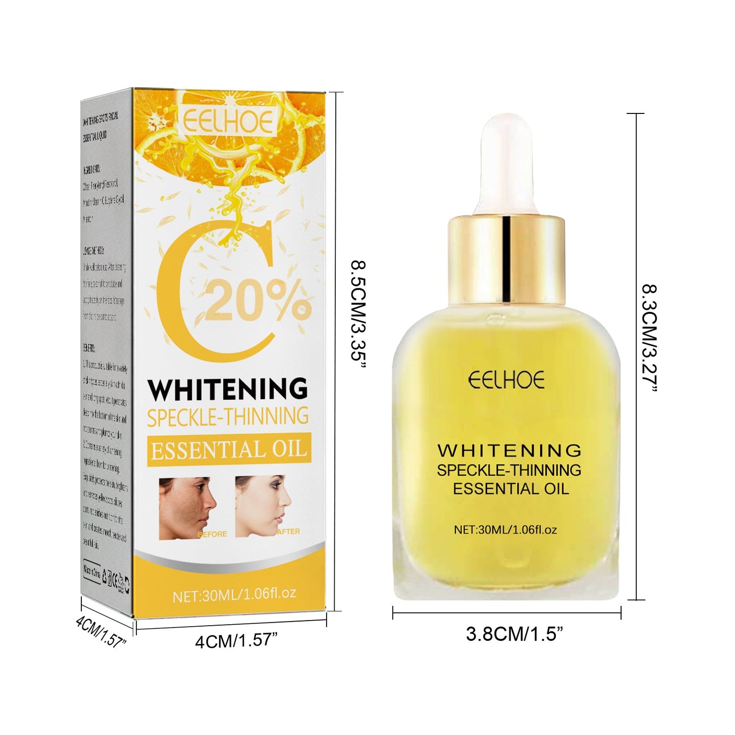 EELHOE Radiance Whitening Serum Fade Spots Fine Lines and Revive Clear Skin