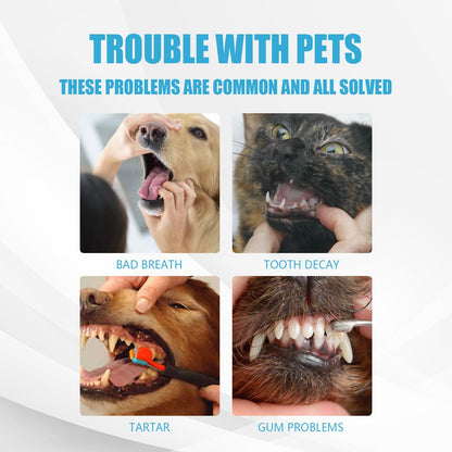 Yegbong Pet Toothpaste Freshen Breath and Remove Plaque Safe for Dogs and Cats