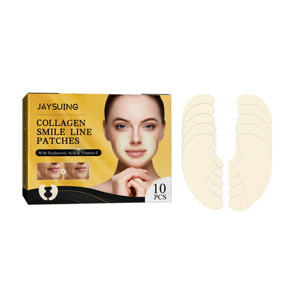 Jaysuing Collagen Smile Line Patch Smooth Wrinkles and Tighten Skin