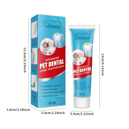 Yegbong Pet Toothpaste Freshen Breath and Remove Plaque Safe for Dogs and Cats