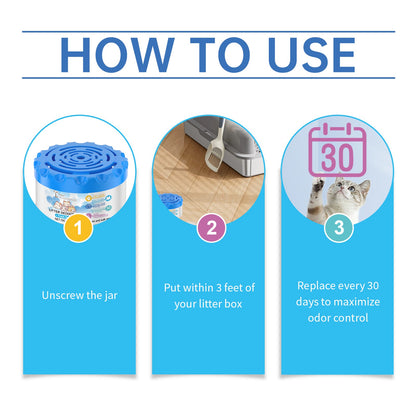 Yegbong Cat Litter Fresh Gel Eliminate Urine and Feces Odors