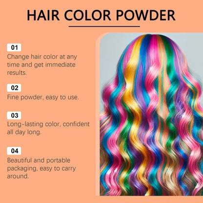 Hoegoa Purple Hair Styling Powder Natural Coverage and Convenient Color Refresh