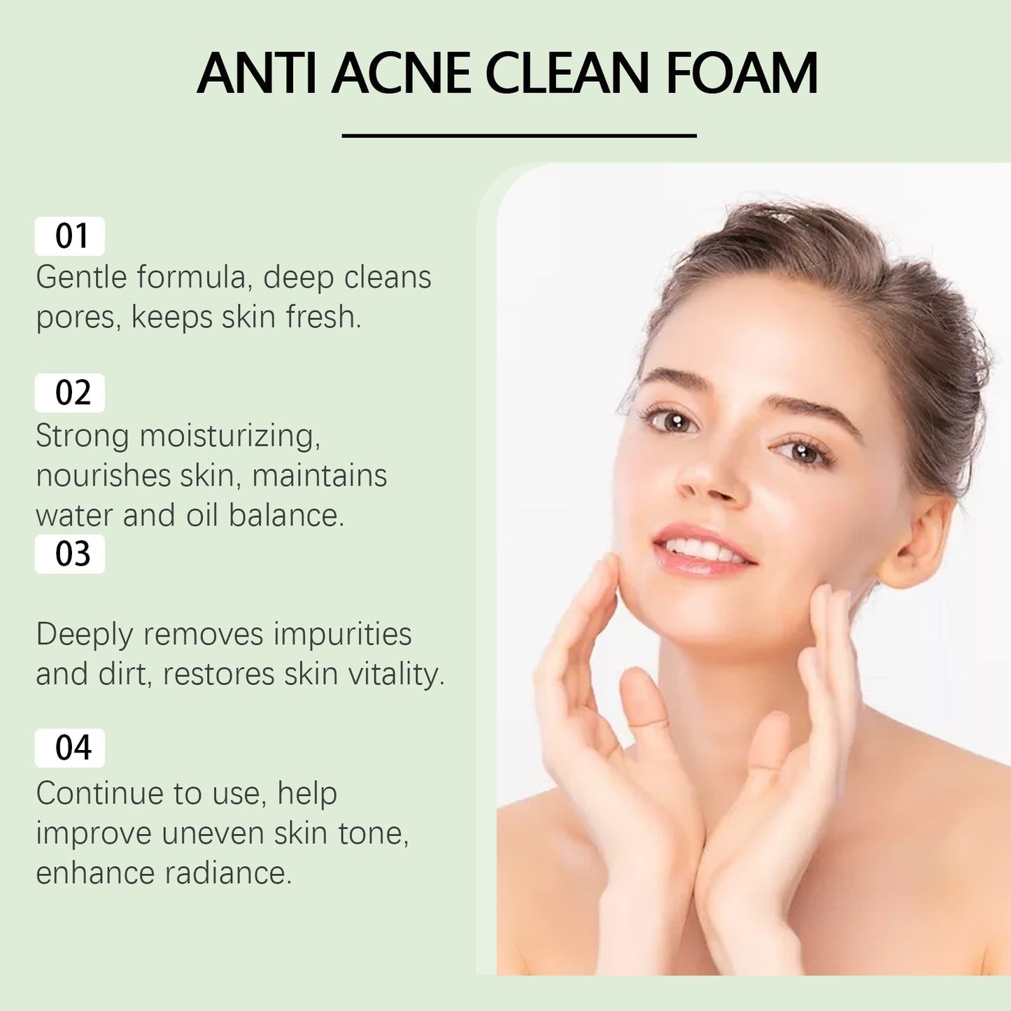 Viareline Salicylic Acid Facial Cleanser Deep Clean Refresh and Refine Pores