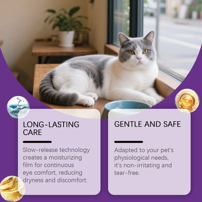 EelJoy Pet Eye Tear Stain Paste Gentle No Rinse Clean for Dogs and Cats