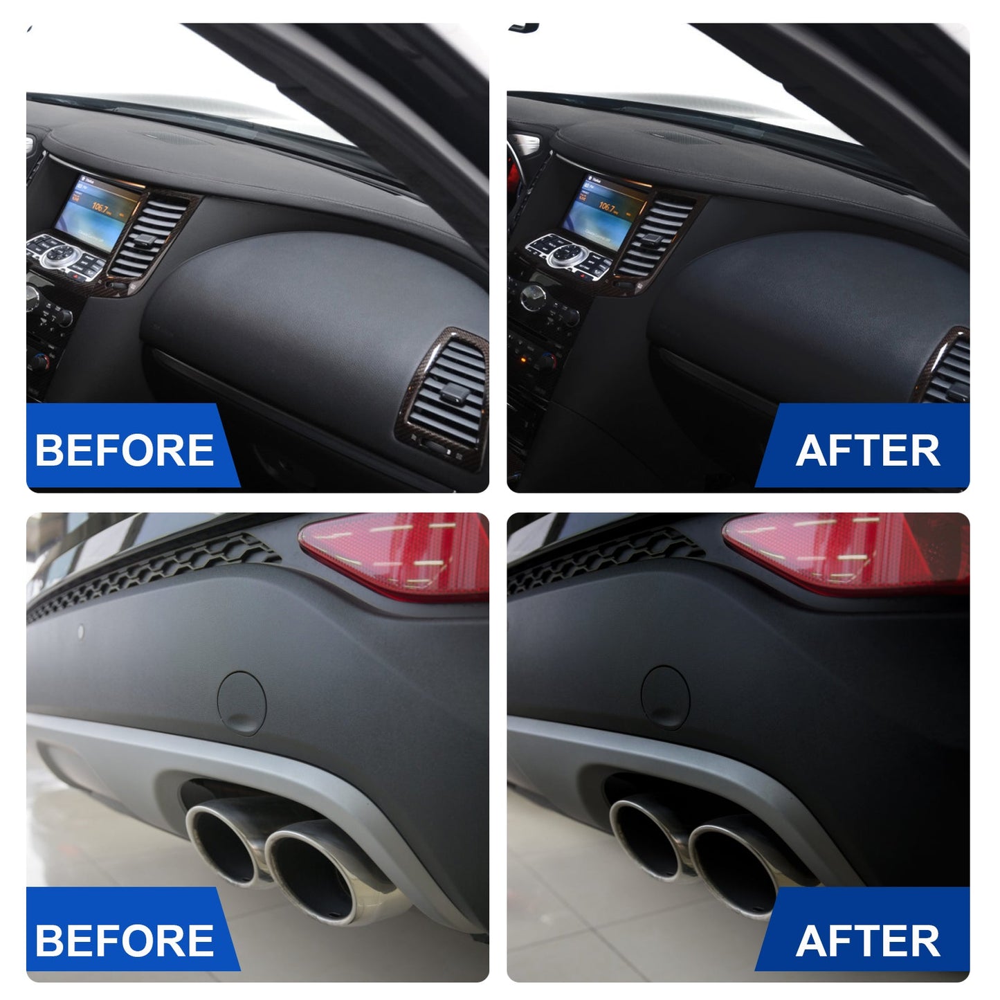 EELHOE Plastic Coating Solution for Cars Restore, Shine and Protect Dashboard and Trim