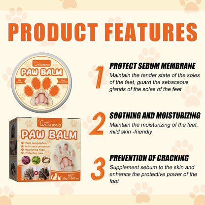 Yegbong Pet Paw Balm Moisturize and Protect Paw Pads for Dogs and Cats