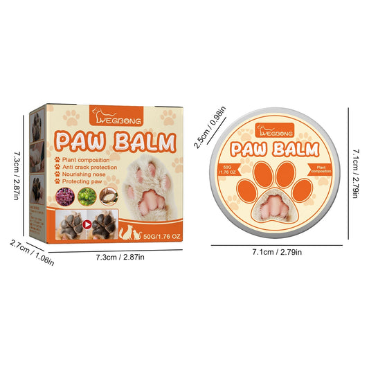 Yegbong Pet Paw Balm Moisturize and Protect Paw Pads for Dogs and Cats
