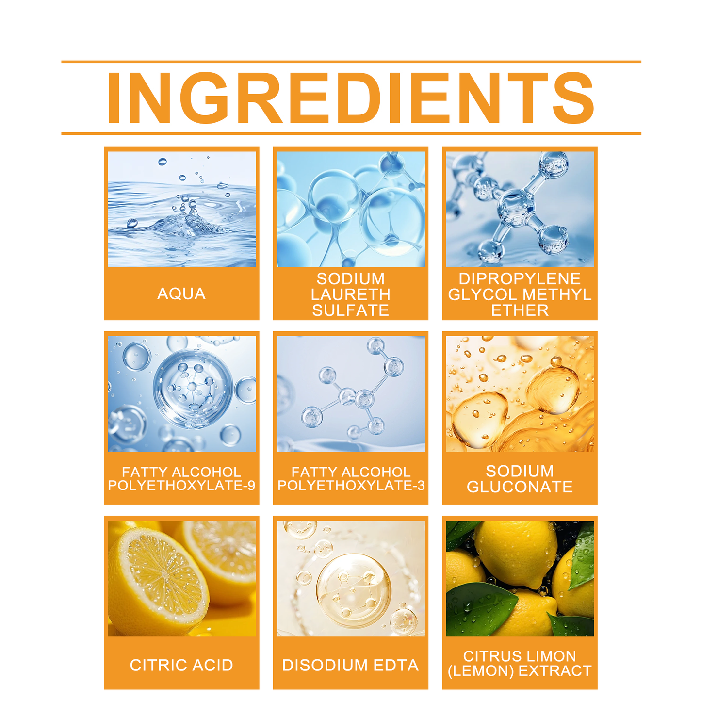 Jakehoe Stove and Range Hood Foam Cleaner Deep Degreasing for Tough Kitchen Build Up