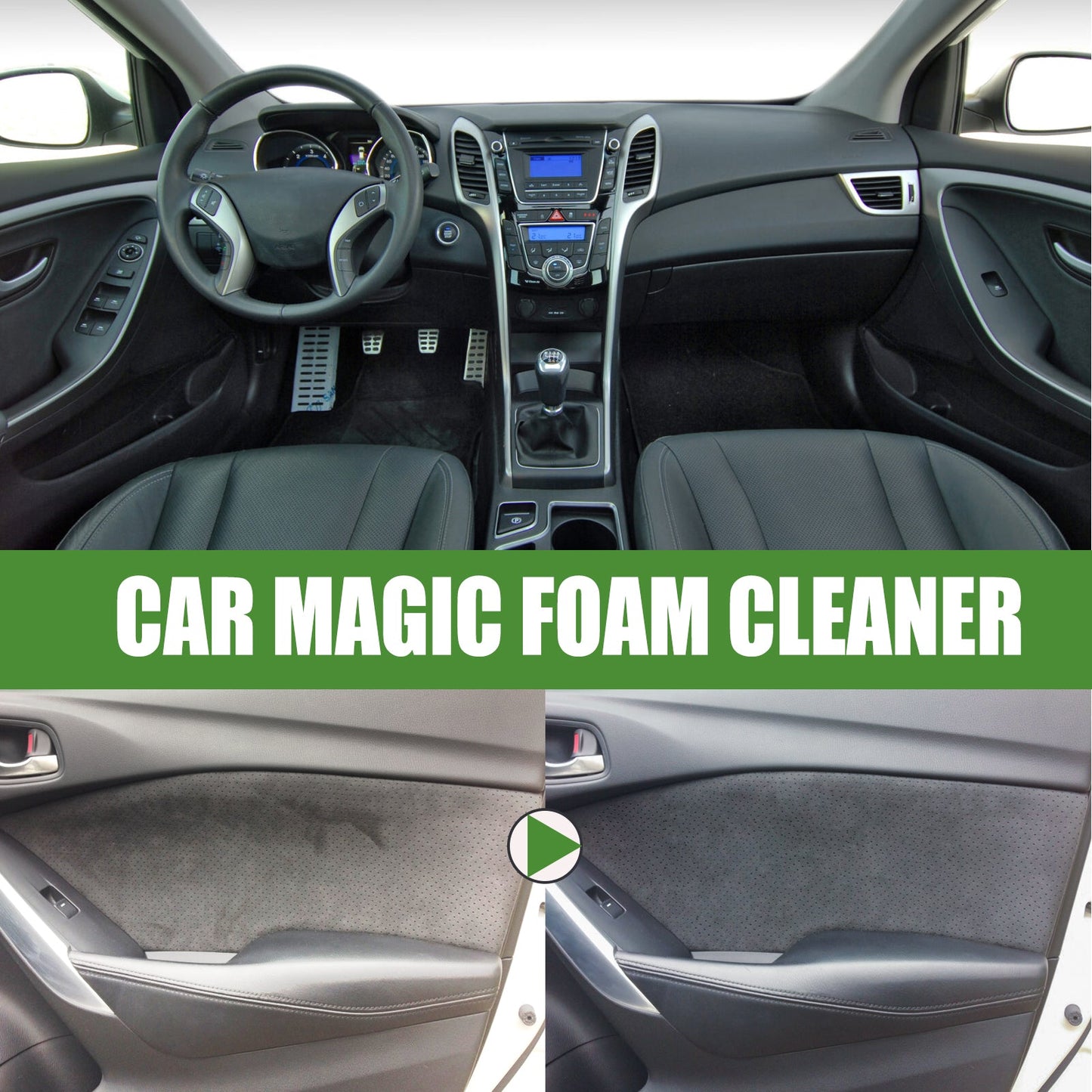 Rayhong Automotive Foam Cleaner Revitalize Interior Seats Dashboard and Plastic Surfaces