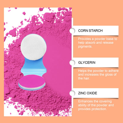 Hoegoa Purple Hair Styling Powder Natural Coverage and Convenient Color Refresh