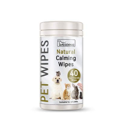 Yegbong Pet Cleaning Wipes for Cats and Dogs Gentle Body Ear and Eye Stain Removal Wipes