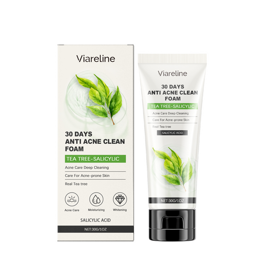 Viareline Salicylic Acid Facial Cleanser Deep Clean Refresh and Refine Pores