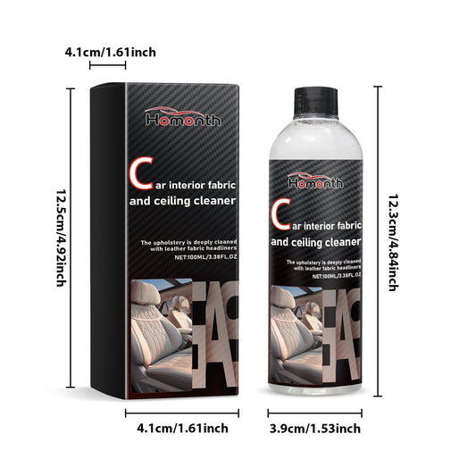 Homonth Automotive Leather Care Polish Clean Remove Stains and Revitalize Seats