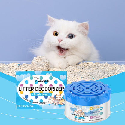 Yegbong Cat Litter Fresh Gel Eliminate Urine and Feces Odors