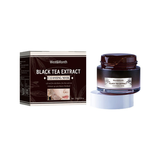 West&Month Red Tea Clay Mask Deep Cleanse Refine Pores and Illuminate the Skin