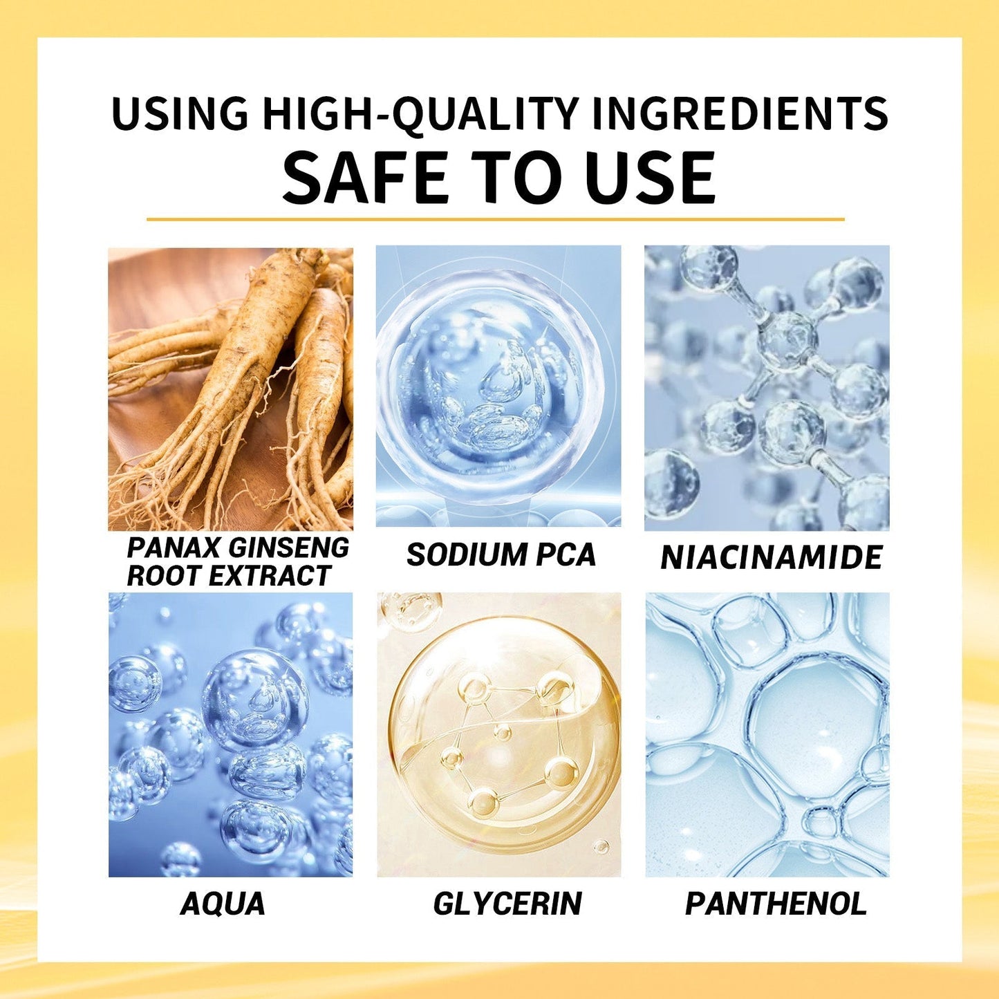 EELHOE Ginseng Facial Essence Hydrate and Smooth Skin Improve Elasticity and Tenderness