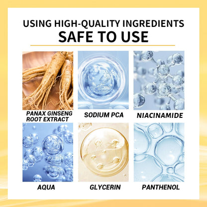 EELHOE Ginseng Facial Essence Hydrate and Smooth Skin Improve Elasticity and Tenderness