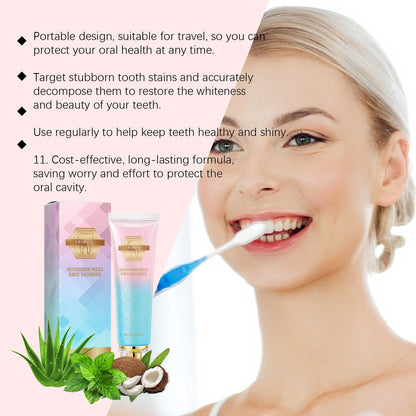 Dentifrice Oralhoe à la niacinamide Nettoie et protège les dents Élimine les odeurs et la plaque dentaire Soins bucco-dentaires quotidiens