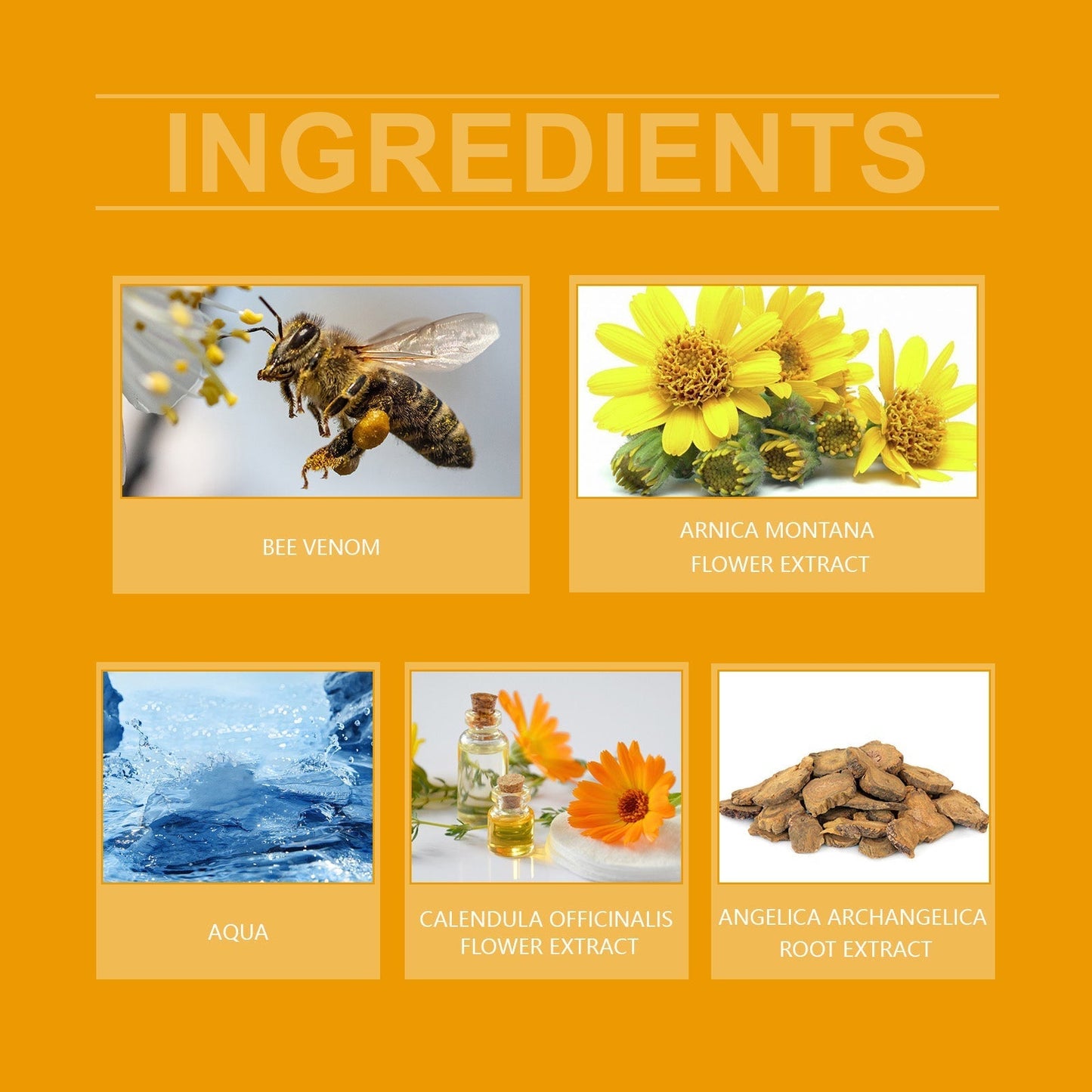 South Moon Bee Venom Joint Relief Cream Massage to Soothe Knee Waist Shoulder and Neck Discomfort